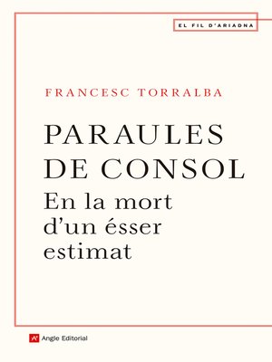 cover image of Paraules de consol